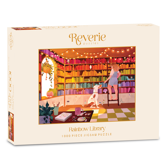 Rainbow Library Jigsaw Puzzle (1000 Pieces)