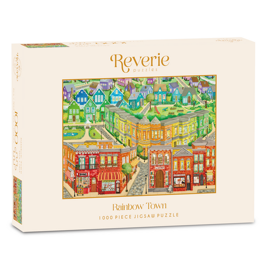 Rainbow Town Jigsaw Puzzle (1000 Pieces)