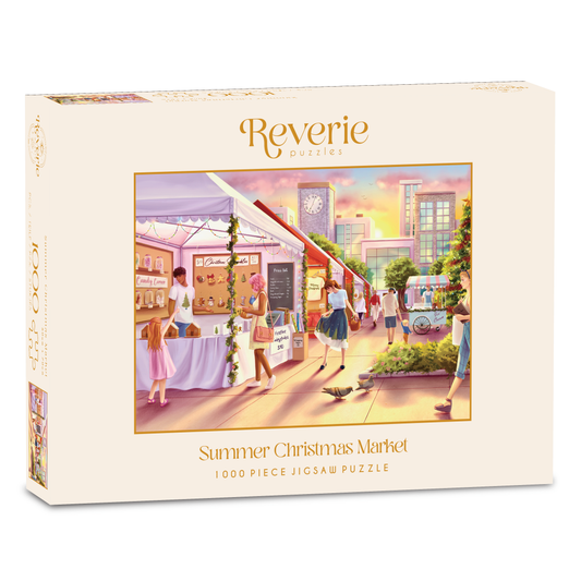 Summer Christmas Market Jigsaw Puzzle (1000 Pieces)