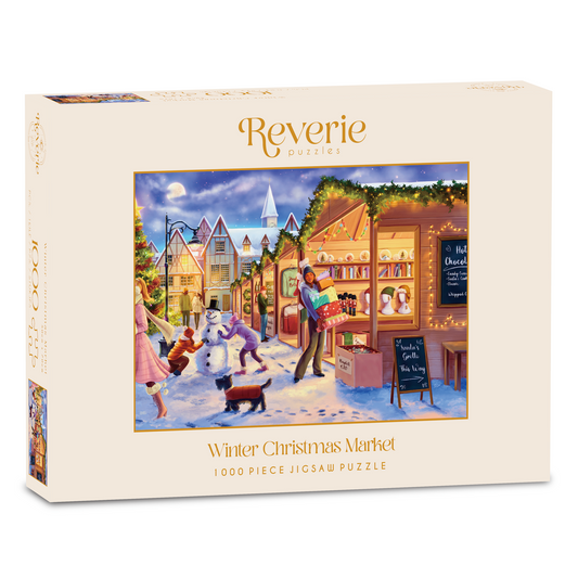 Winter Christmas Market Jigsaw Puzzle (1000 Pieces)